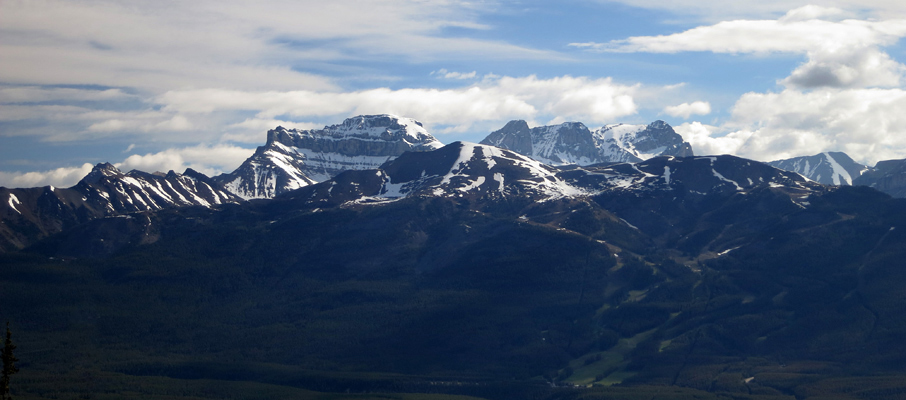 The Skoki Valley Region Including Mt. Richardson, Pika Peak and Ptarmigan Peak