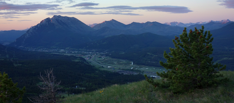Turtle Mountain and the Town of Blairmore